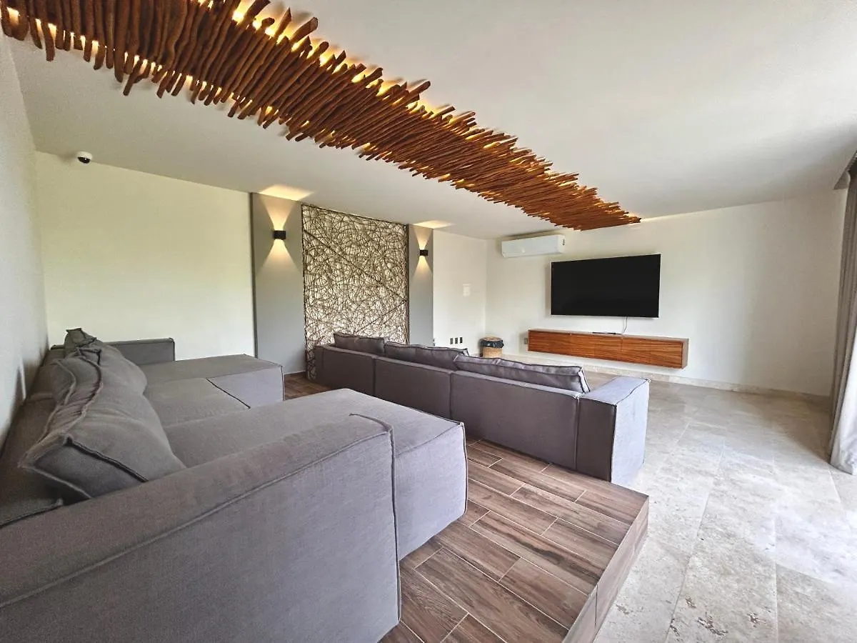 Beautiful Rooftop Apartment With Private Terrace, Amazing Pool With Aerial Views, Jacuzzi-Sauna-Gym-Laundry-Cinema-Coworking 툴룸 멕시코