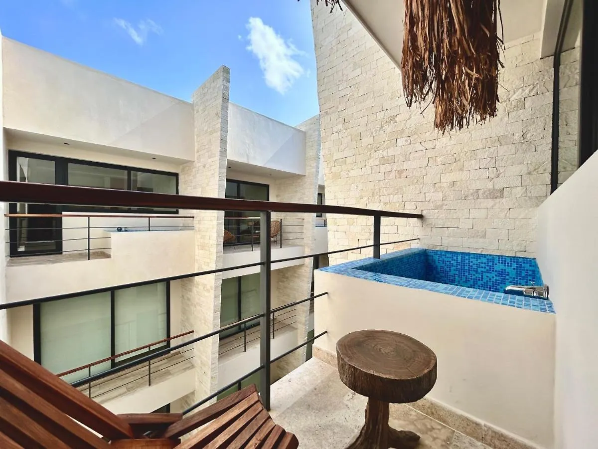 Rooftop Oasis: Urban Retreat with Infinity Pool & Private Terrace Apartment Tulum Mexico