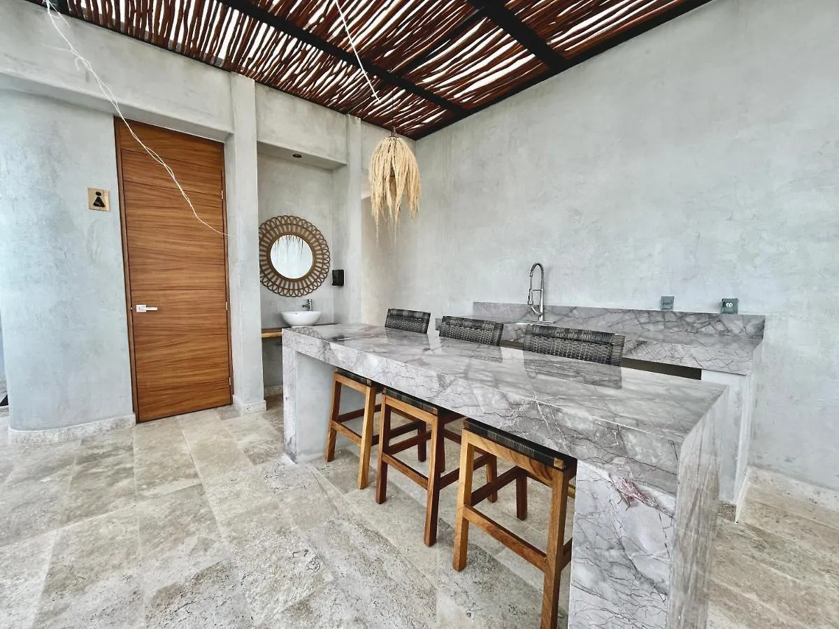 Rooftop Oasis: Urban Retreat with Infinity Pool & Private Terrace Apartment Tulum