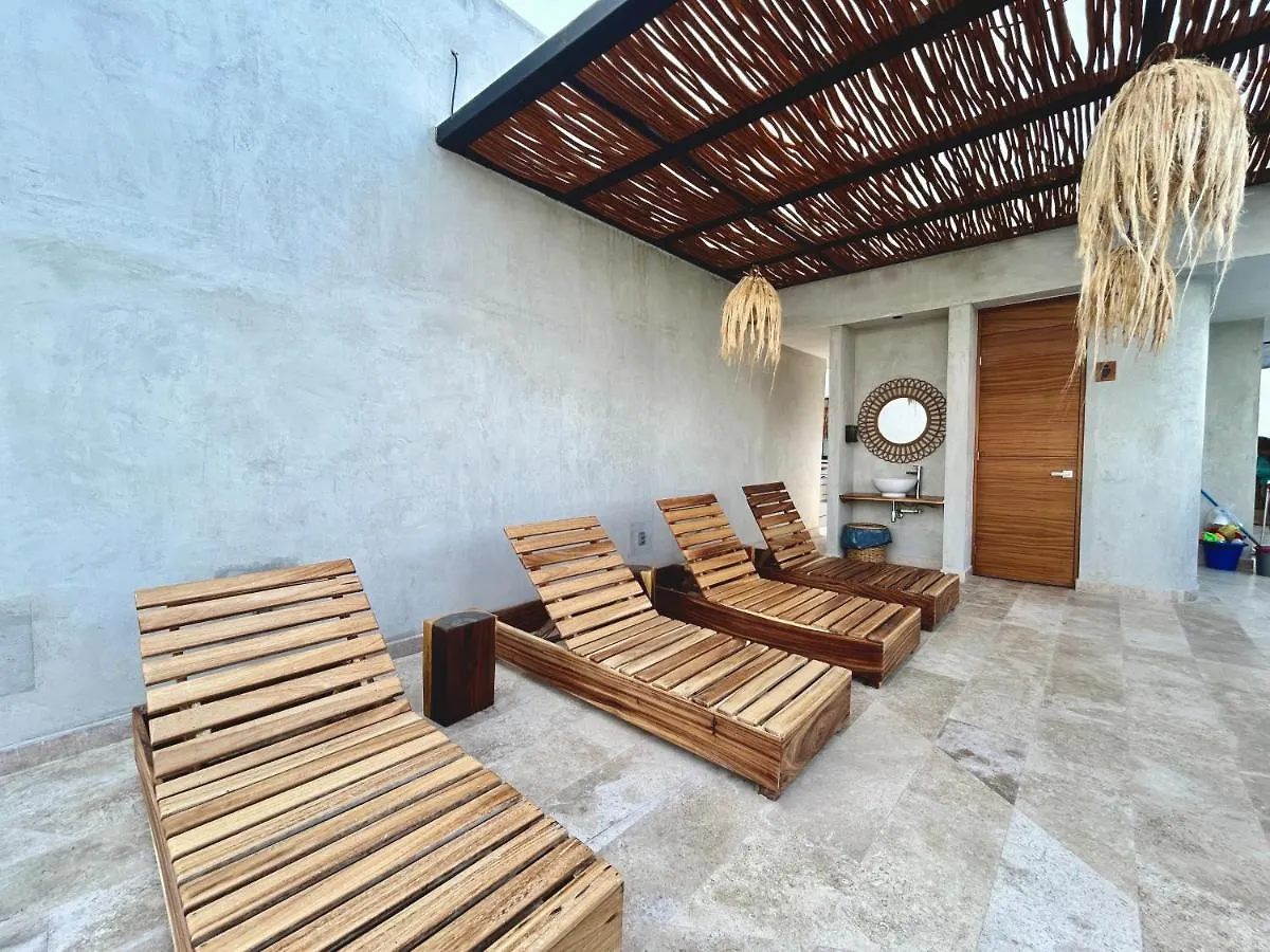 Rooftop Oasis: Urban Retreat with Infinity Pool & Private Terrace Apartment Tulum Mexico